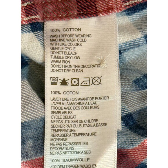 TOMMY BAHAMA Men's Short Sleeve Button Down Inside Out Plaid Shirt XLT - Picture 6 of 7